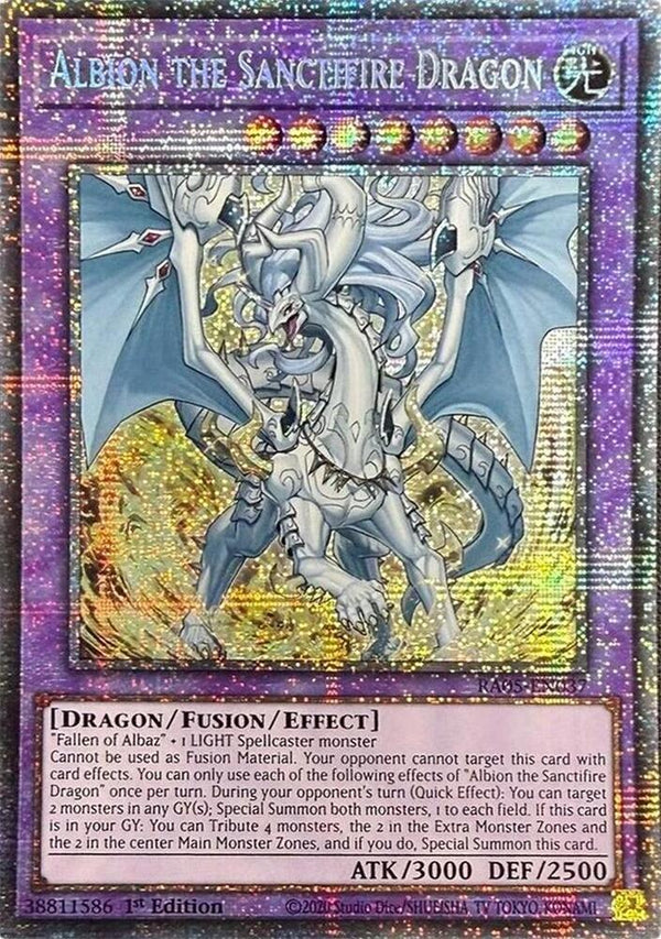 Albion the Sanctifire Dragon (Starlight Rare) (RA05-EN037) - Yu-Gi-Oh!
