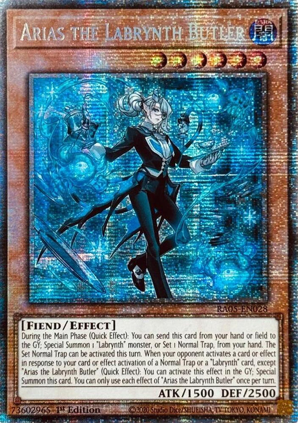 Arias the Labrynth Butler (Starlight Rare) (RA05-EN028) - Yu-Gi-Oh!