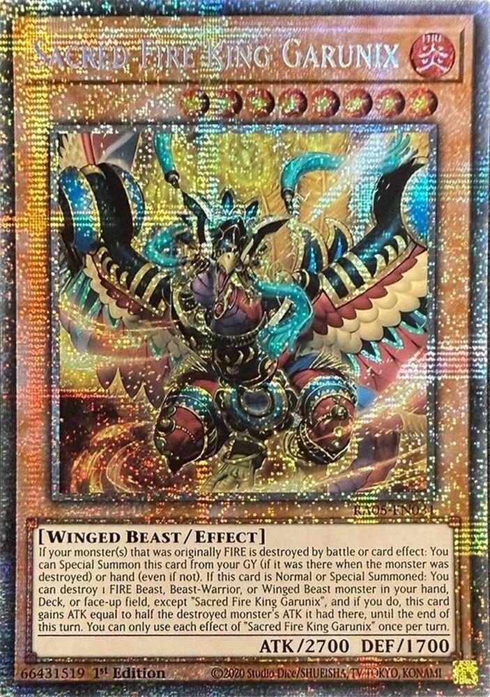 Sacred Fire King Garunix (Starlight Rare)