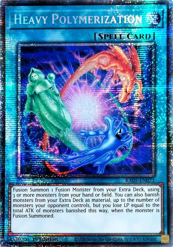Heavy Polymerization (Starlight Rare) (RA05-EN071) - Yu-Gi-Oh!