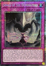 Songs of the Dominators (Starlight Rare) (RA05-EN081) - Yu-Gi-Oh!
