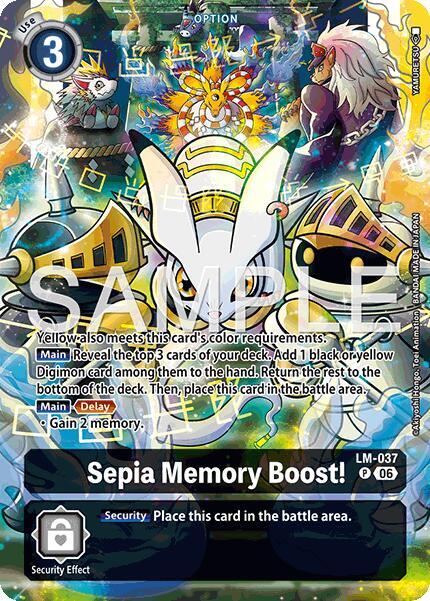 Sepia Memory Boost! (Alternate Art)