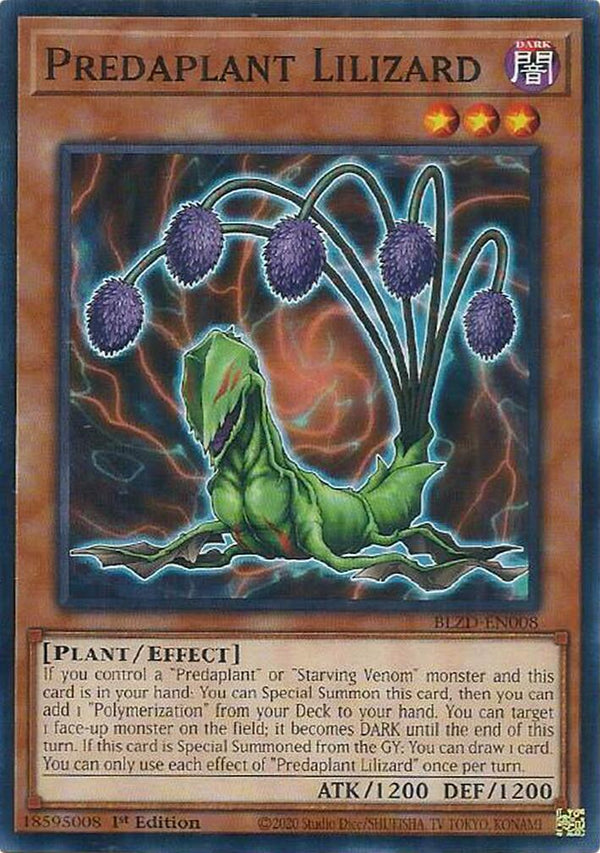 Predaplant Lilizard [BLZD-EN008] Common - Yu-Gi-Oh!