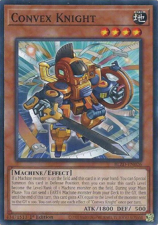 Convex Knight [BLZD-EN026] Common - Yu-Gi-Oh!