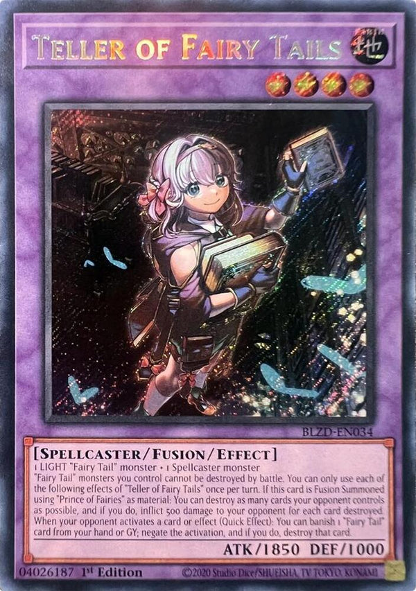 Teller of Fairy Tails (BLZD-EN034) [Secret Rare] - Yu-Gi-Oh!