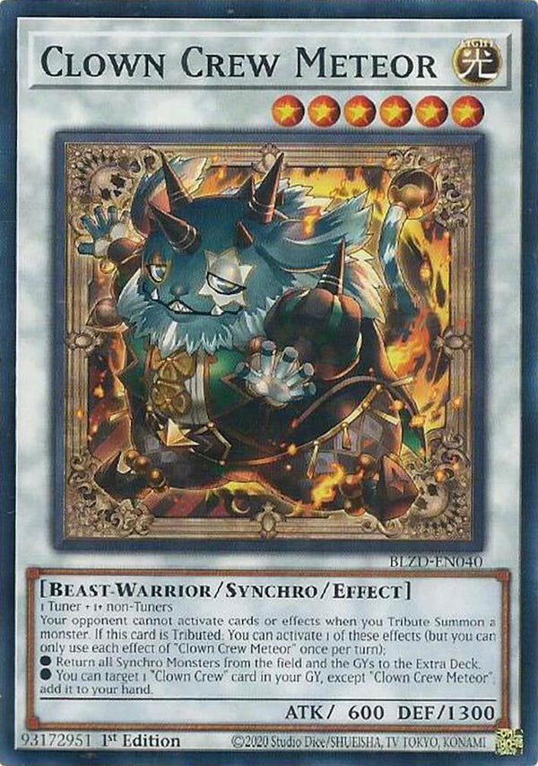 Clown Crew Meteor [BLZD-EN040] Common - Yu-Gi-Oh!