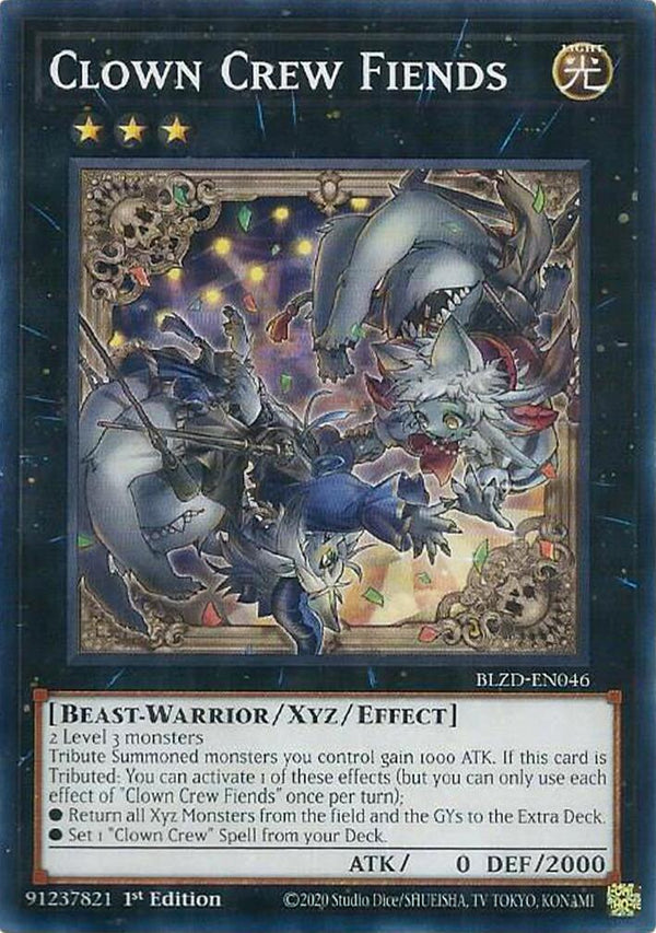 Clown Crew Fiends [BLZD-EN046] Common - Yu-Gi-Oh!