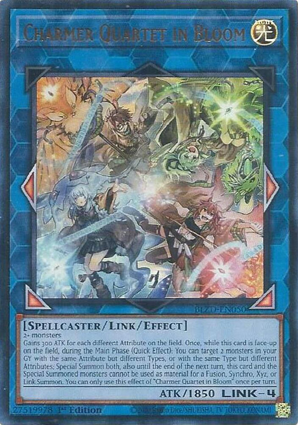 Charmer Quartet in Bloom (BLZD-EN050) [Ultra Rare] - Yu-Gi-Oh!