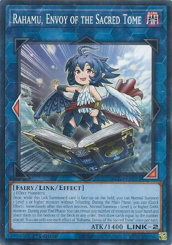 Rahamu, Envoy of the Sacred Tome [BLZD-EN051] Common - Yu-Gi-Oh!
