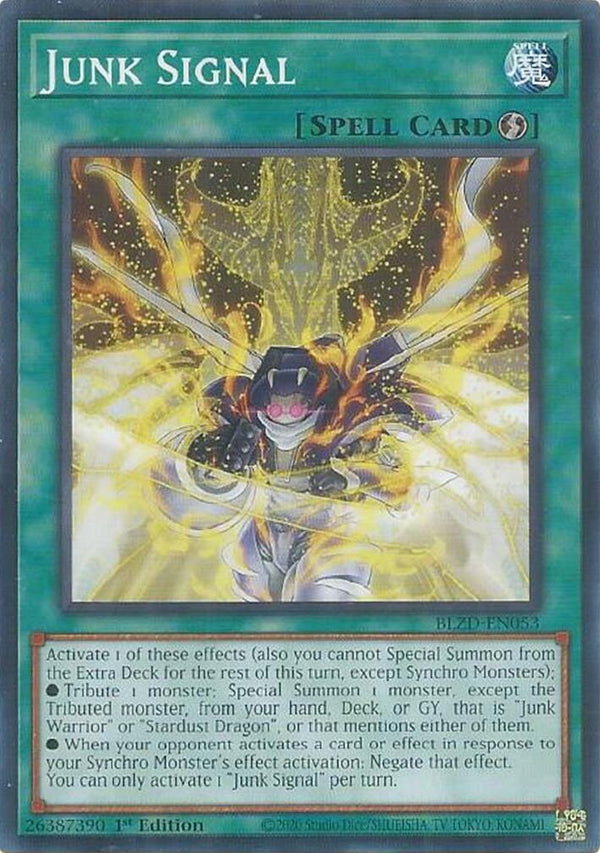 Junk Signal [BLZD-EN053] Common - Yu-Gi-Oh!