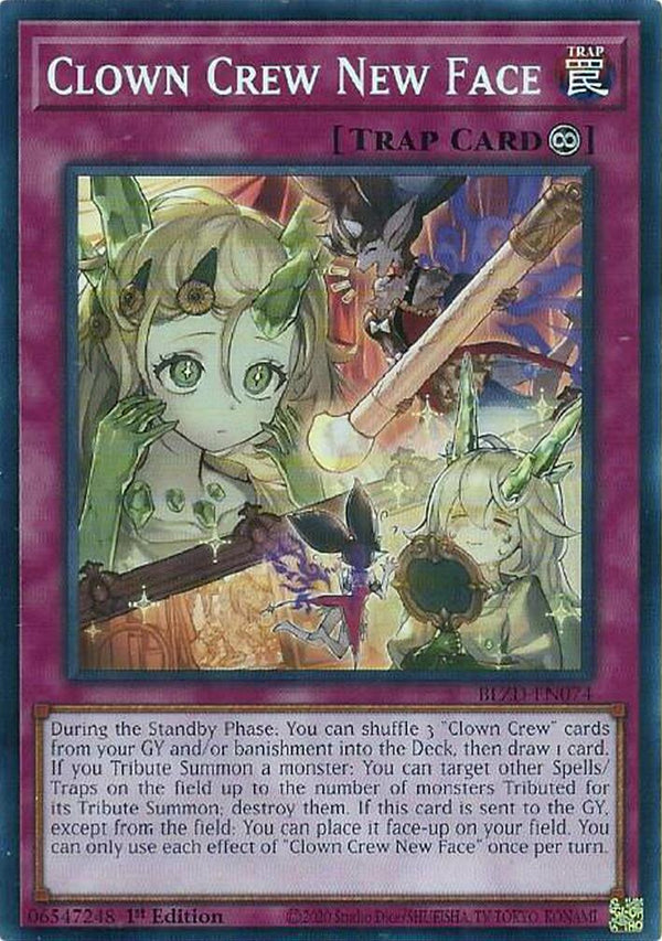 Clown Crew New Face [BLZD-EN074] Common - Yu-Gi-Oh!