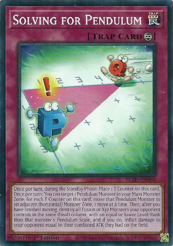 Solving for Pendulum [BLZD-EN080] Common - Yu-Gi-Oh!