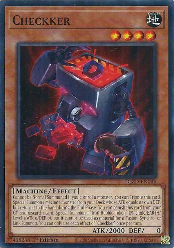 Checkker [BLZD-EN086] Common - Yu-Gi-Oh!