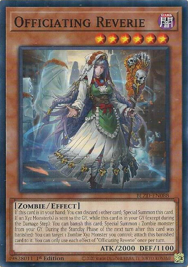 Officiating Reverie [BLZD-EN088] Common - Yu-Gi-Oh!