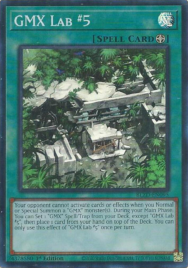 GMX Lab #5 [BLZD-EN095] Super Rare - Yu-Gi-Oh!
