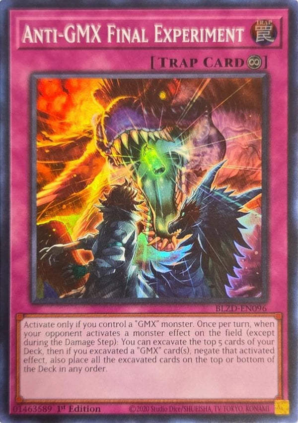 Anti-GMX Final Experiment [BLZD-EN096] Super Rare - Yu-Gi-Oh!