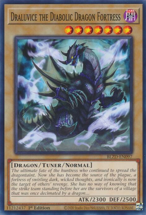 Draluvice the Diabolic Dragon Fortress [BLZD-EN097] Common - Yu-Gi-Oh!