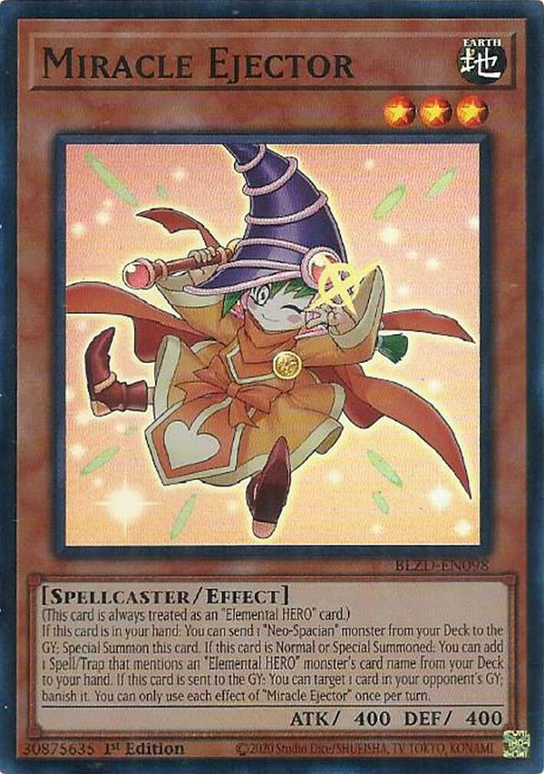 Miracle Ejector [BLZD-EN098] Super Rare - Yu-Gi-Oh!
