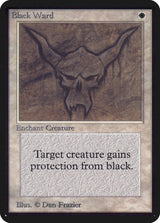 Black Ward [Alpha Edition] - Magic: The Gathering