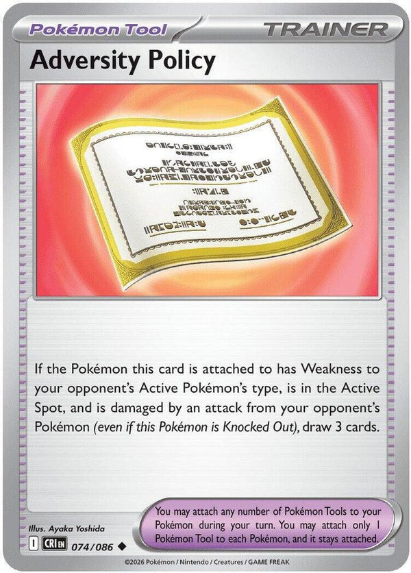 Adversity Policy - Pokémon