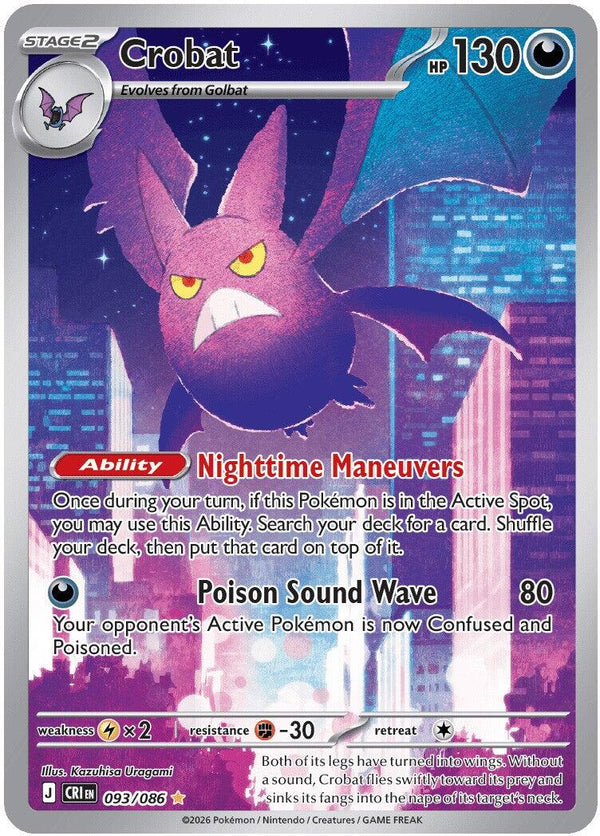 Crobat (093/086) [Mega Evolution: Chaos Rising] - Pokémon