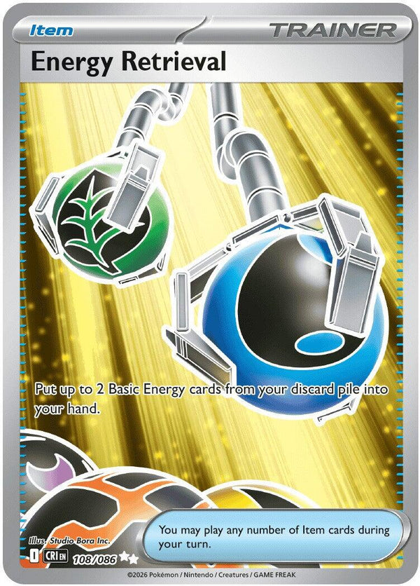 Energy Retrieval (108/086) [Mega Evolution: Chaos Rising] - Pokémon