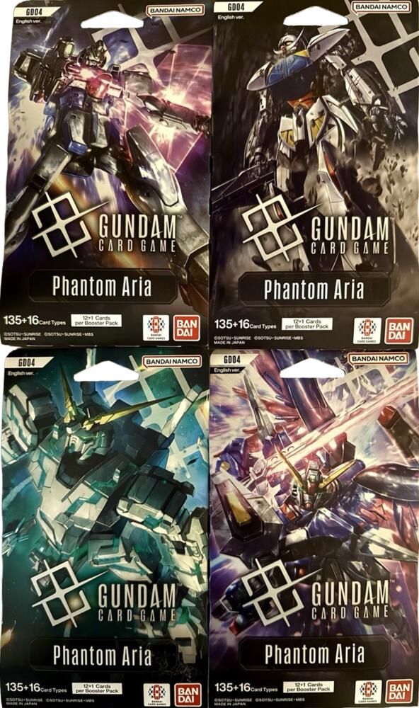 Phantom Aria Sleeved Booster Pack Art Bundle [Set of 4]
