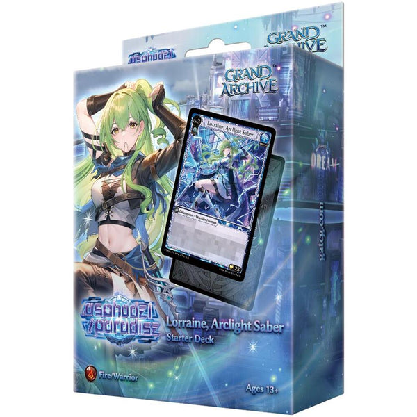.asphodel/paradise Starter Deck - Lorraine, Arclight Saber - Grand Archive TCG