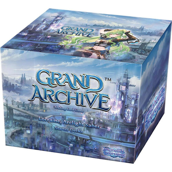 .asphodel/paradise Starter Deck Display - Lorraine, Arclight Saber - Grand Archive TCG