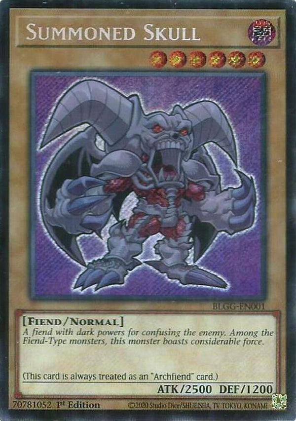 Summoned Skull (BLGG-EN001) [Secret Rare] - Yu-Gi-Oh!