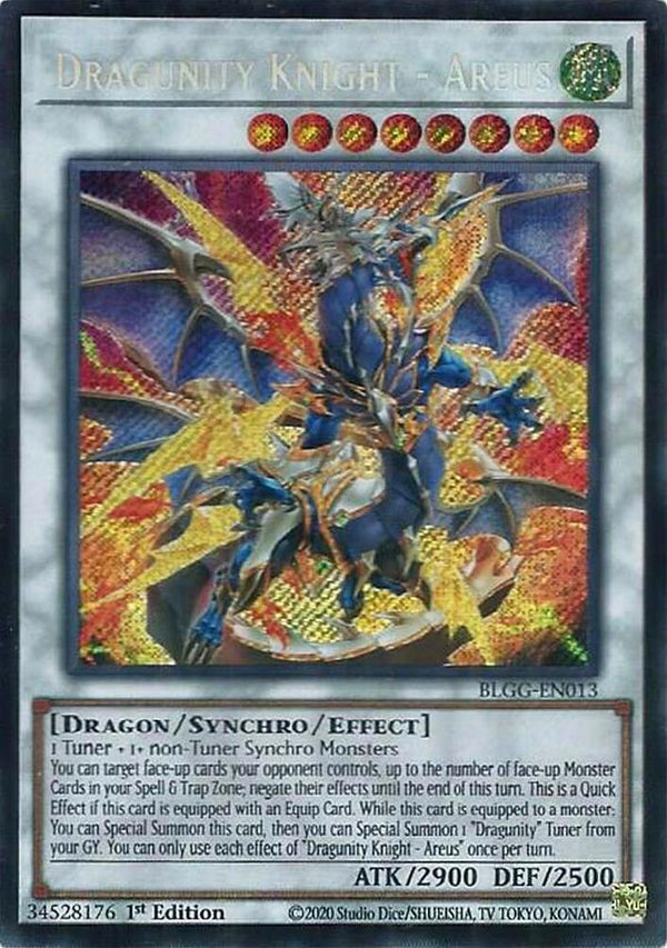 Dragunity Knight - Areus (BLGG-EN013) [Secret Rare] - Yu-Gi-Oh!