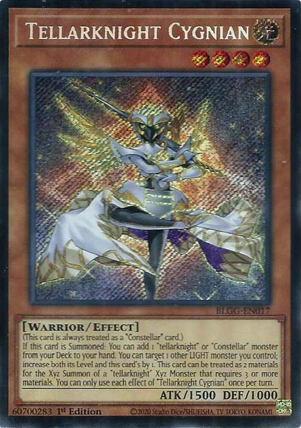 Tellarknight Cygnian (BLGG-EN017) [Secret Rare] - Yu-Gi-Oh!