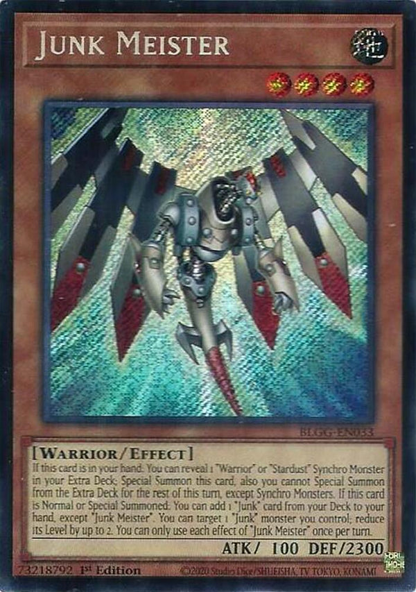 Junk Meister (BLGG-EN033) [Secret Rare] - Yu-Gi-Oh!