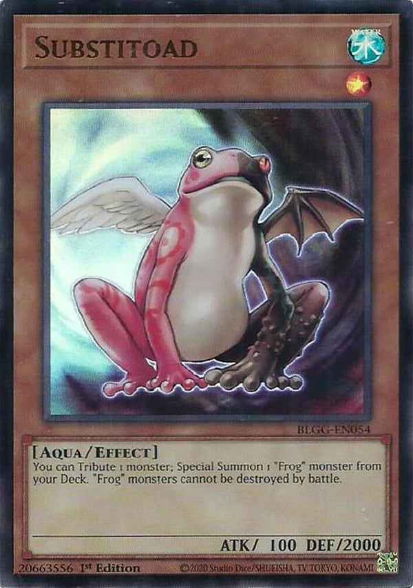 Substitoad (BLGG-EN054) [Ultra Rare] - Yu-Gi-Oh!