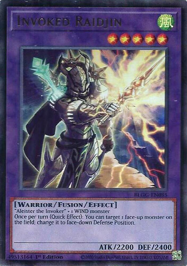 Invoked Raidjin (BLGG-EN085) [Ultra Rare] - Yu-Gi-Oh!