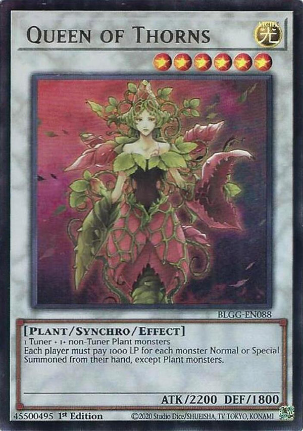 Queen of Thorns (BLGG-EN088) [Ultra Rare] - Yu-Gi-Oh!