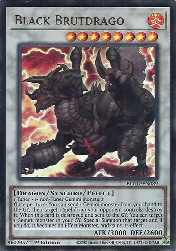 Black Brutdrago (BLGG-EN089) [Ultra Rare] - Yu-Gi-Oh!
