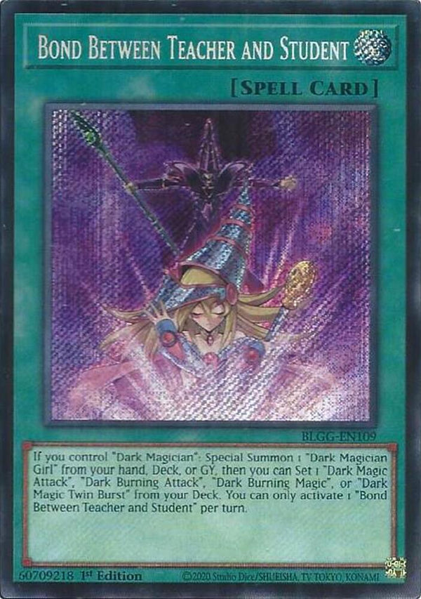 Bond Between Teacher and Student (BLGG-EN109) [Secret Rare] - Yu-Gi-Oh!