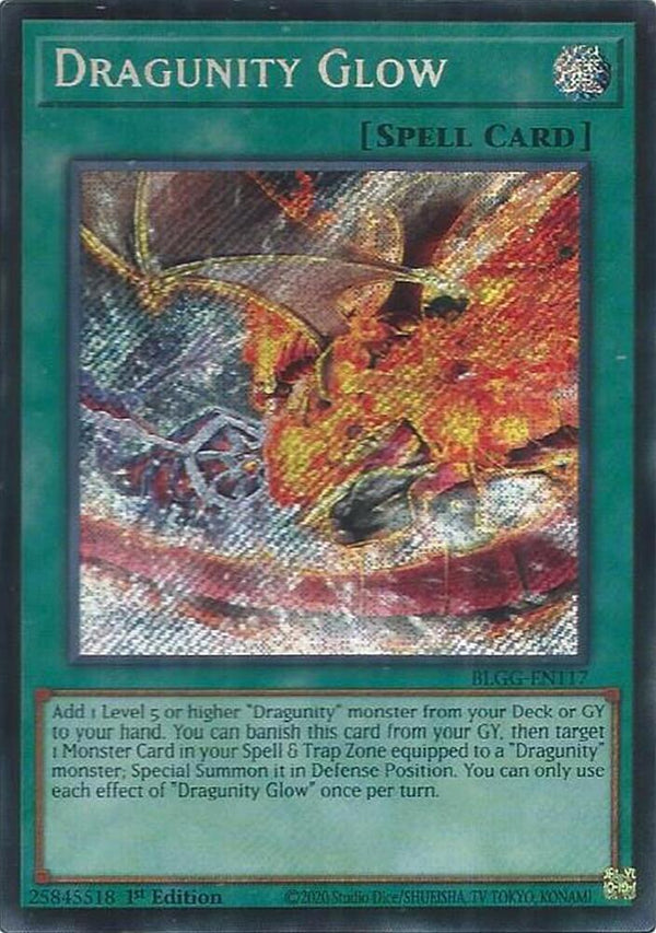 Dragunity Glow (BLGG-EN117) [Secret Rare] - Yu-Gi-Oh!