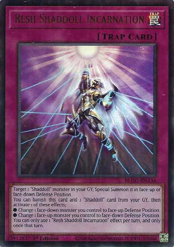 Resh Shaddoll Incarnation (BLGG-EN134) [Ultra Rare] - Yu-Gi-Oh!