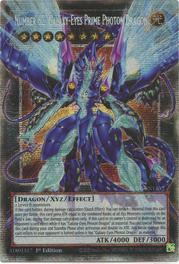Number 62: Galaxy-Eyes Prime Photon Dragon (Starlight Rare)