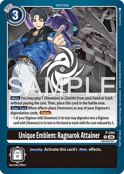 Unique Emblem: Ragnarok Attainer (Official Store Tournament 2026 Vol. 3 Participant)