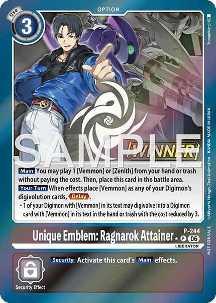 Unique Emblem: Ragnarok Attainer (Official Store Tournament 2026 Vol. 3 Winner)