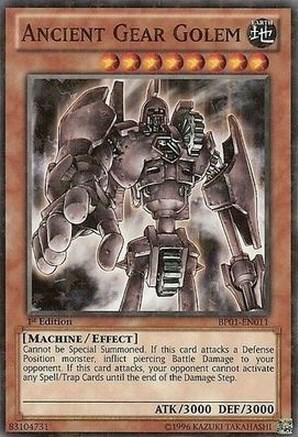 Ancient Gear Golem (Starfoil)