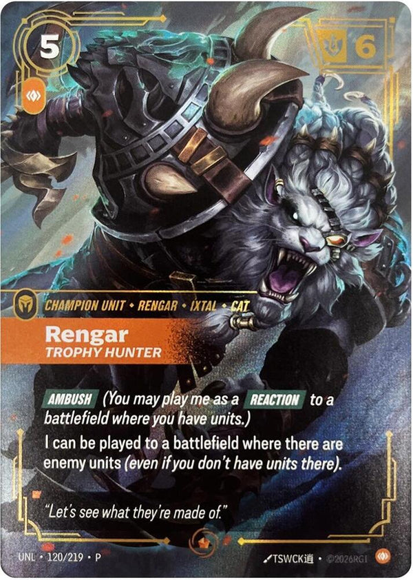 Rengar, Trophy Hunter - Riftbound: League of Legends TCG