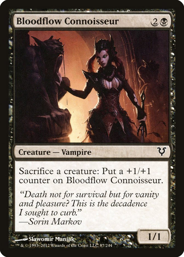 Bloodflow Connoisseur [Avacyn Restored] - Magic: The Gathering