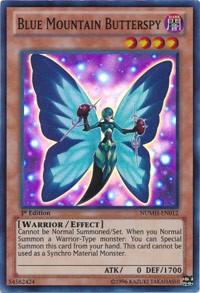 Blue Mountain Butterspy (NUMH-EN012) [Super Rare] - Yu-Gi-Oh!