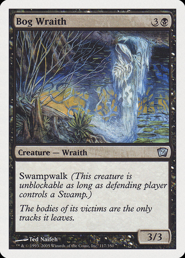 Bog Wraith [Ninth Edition] - Magic: The Gathering