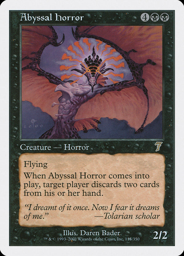 Abyssal Horror [Seventh Edition] - Magic: The Gathering