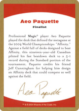 Aeo Paquette Bio [World Championship Decks 2004] - Magic: The Gathering